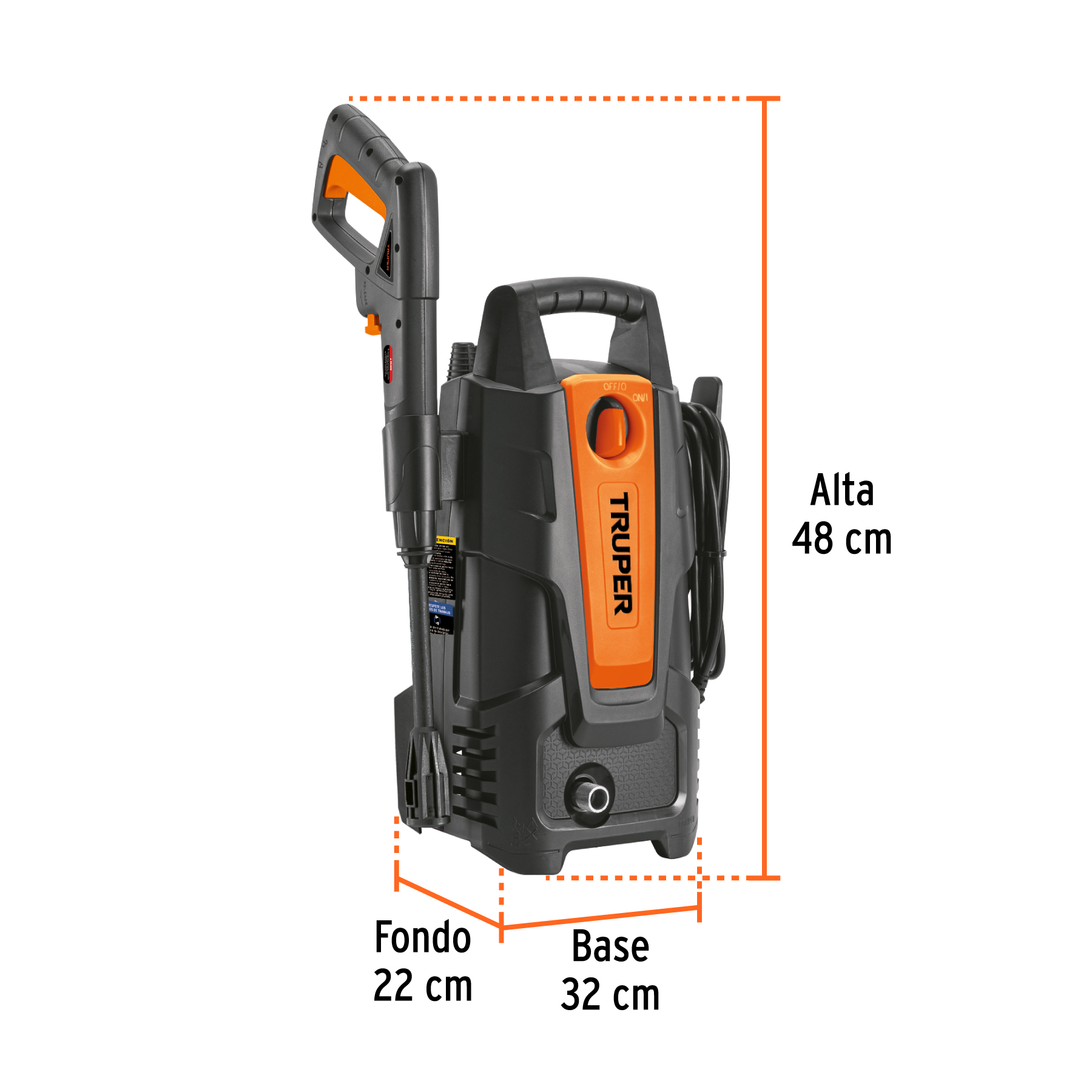 Hidrolavadora eléctrica 1500 PSI 101593