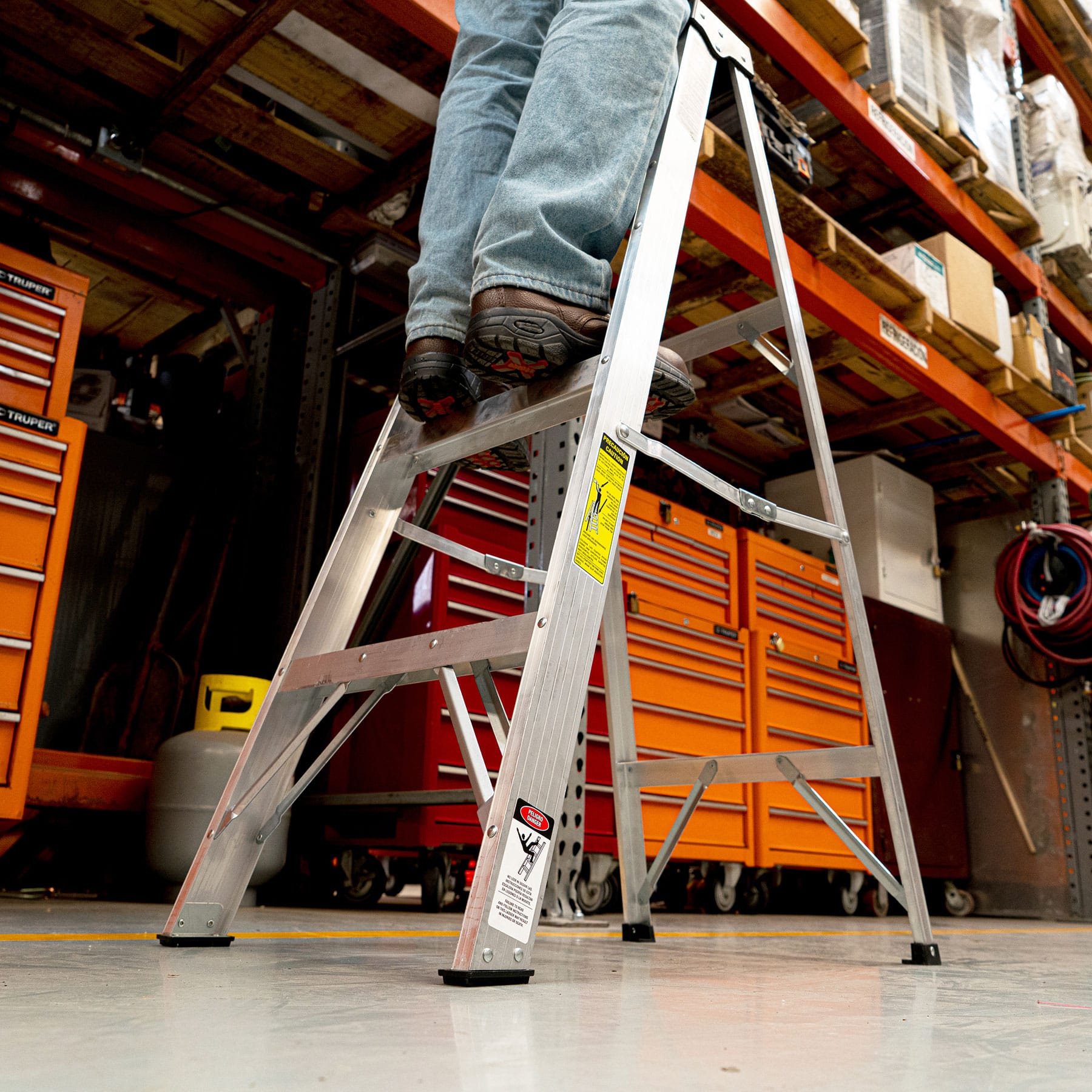 Escalera de tijera tipo III 3 escalones, Truper 16741