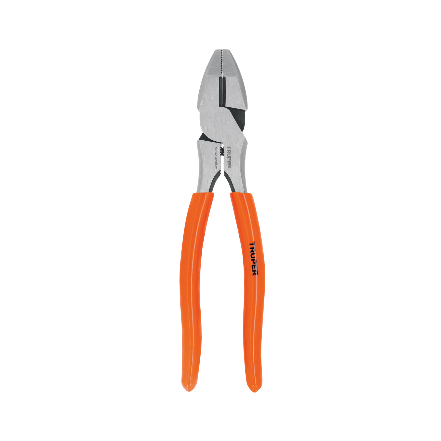 Pinza para electricista 8" alta palanca mango PVC