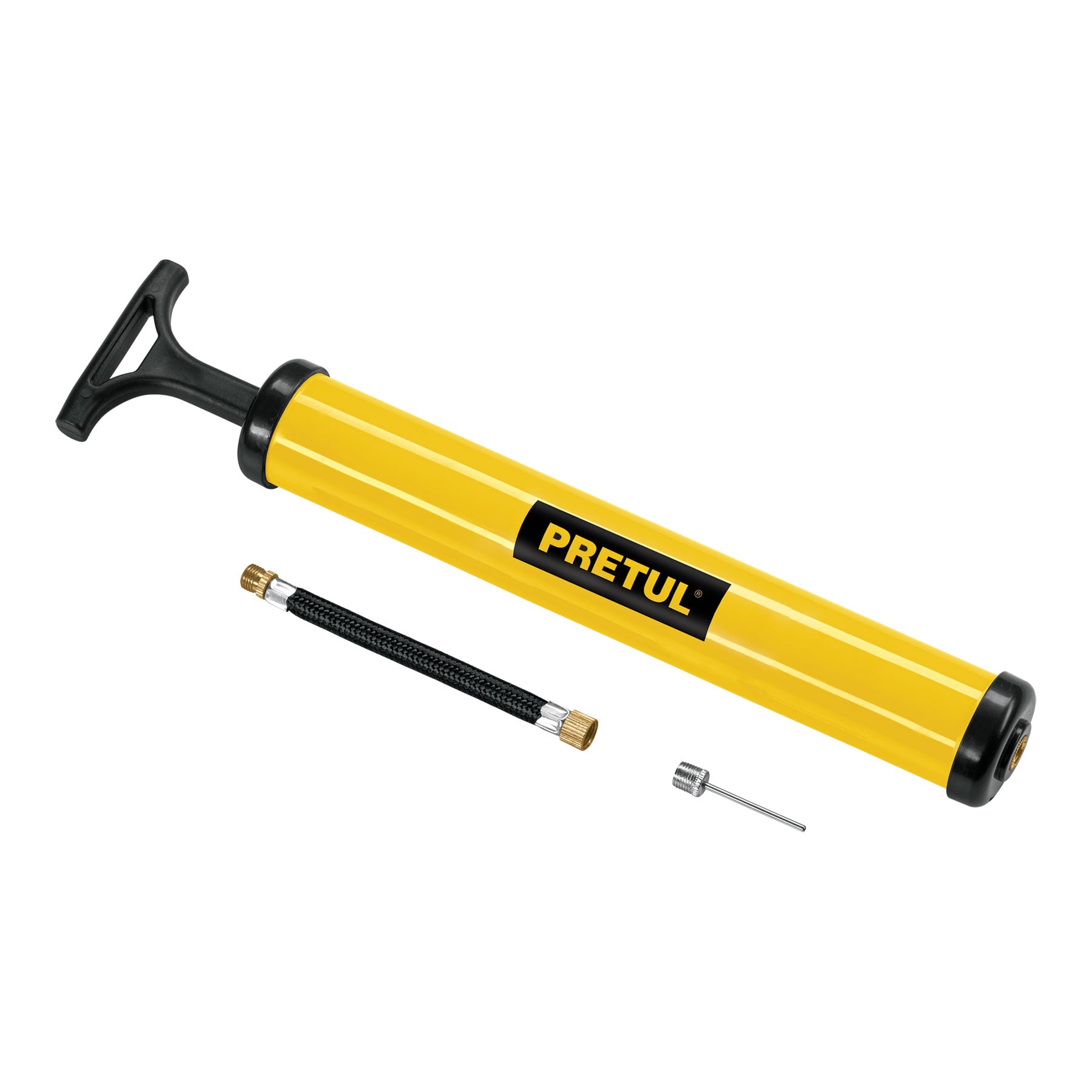 Mini bomba manual para inflar balones, 14.5 PSI, PRETUL