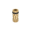 Acople rápido de latón, hembra, cuerda 1/4" NPT, TRUPER