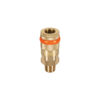Acople rápido de latón, macho, cuerda 1/4" NPT, TRUPER