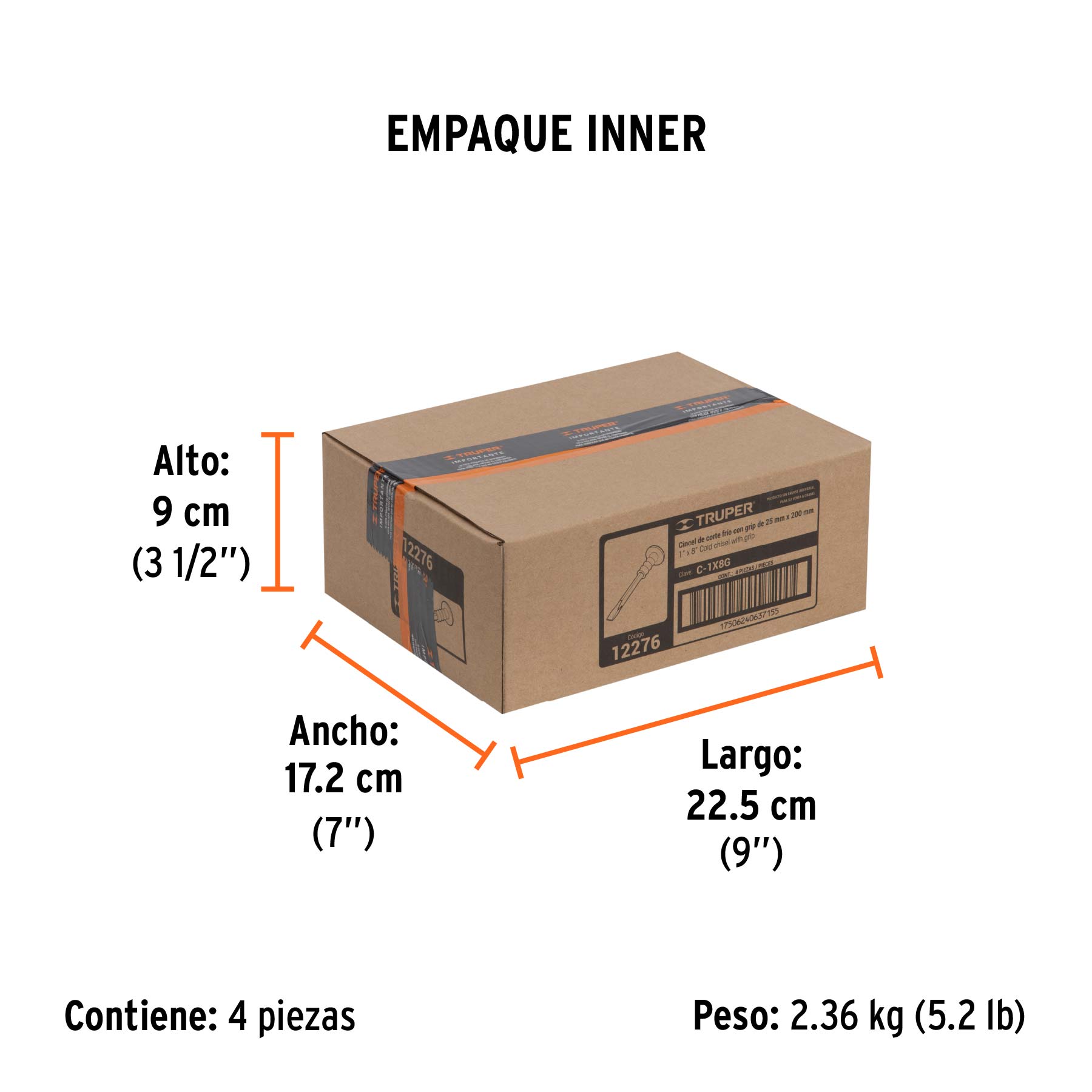 Cincel de corte frío 12276