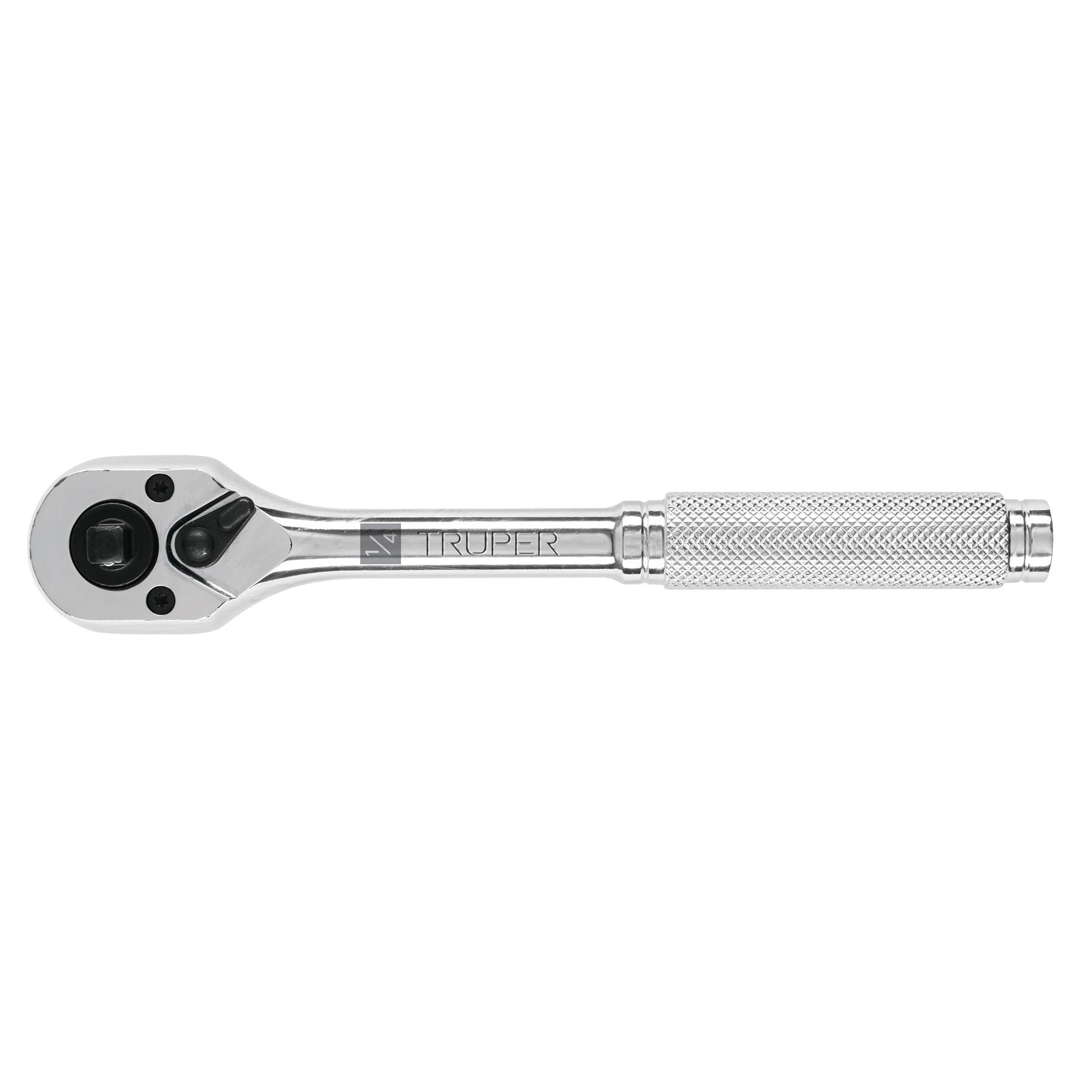 Ratchet doble cuadros 1/4" y 3/8", Truper