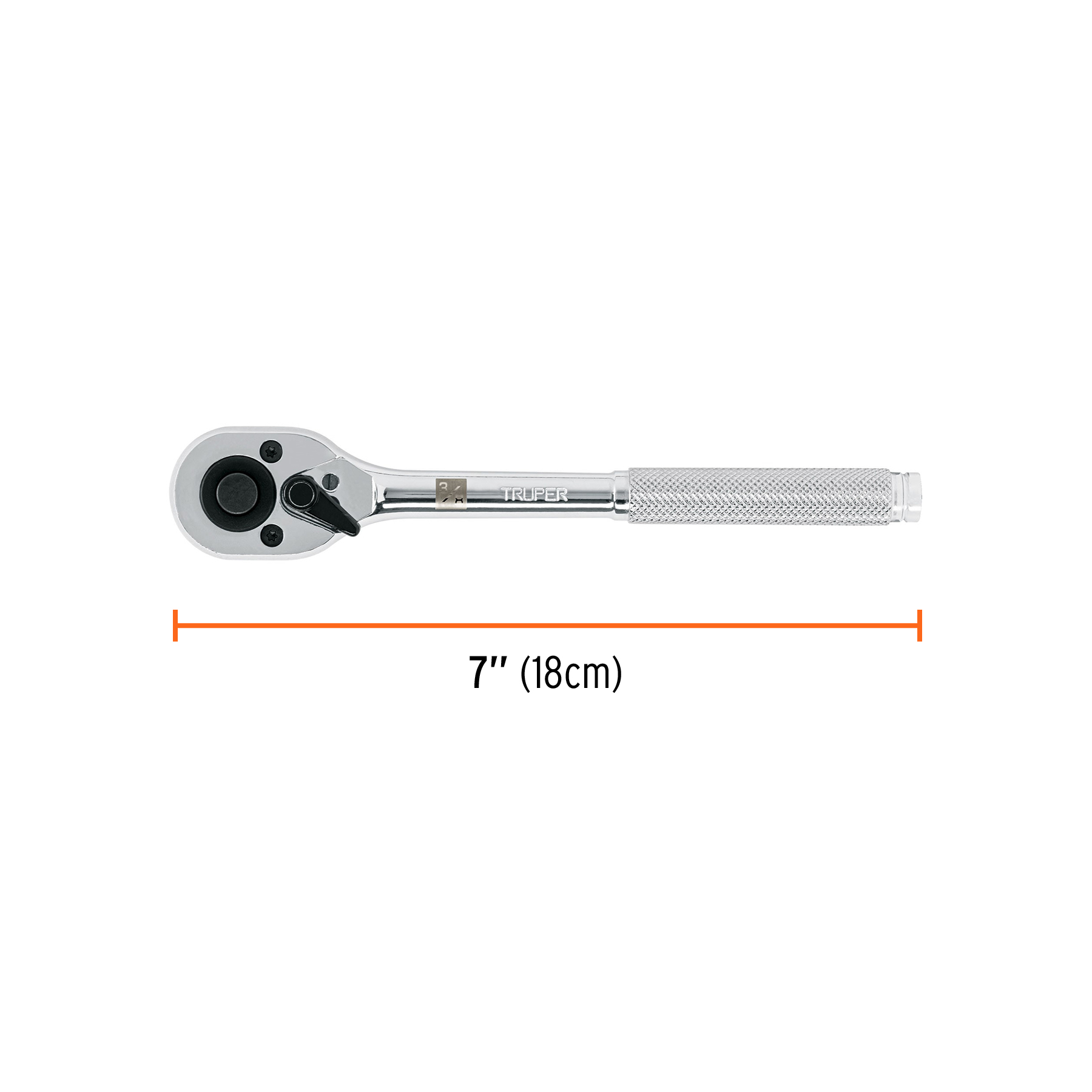 Ratchet 3/8 cabeza de pera13659