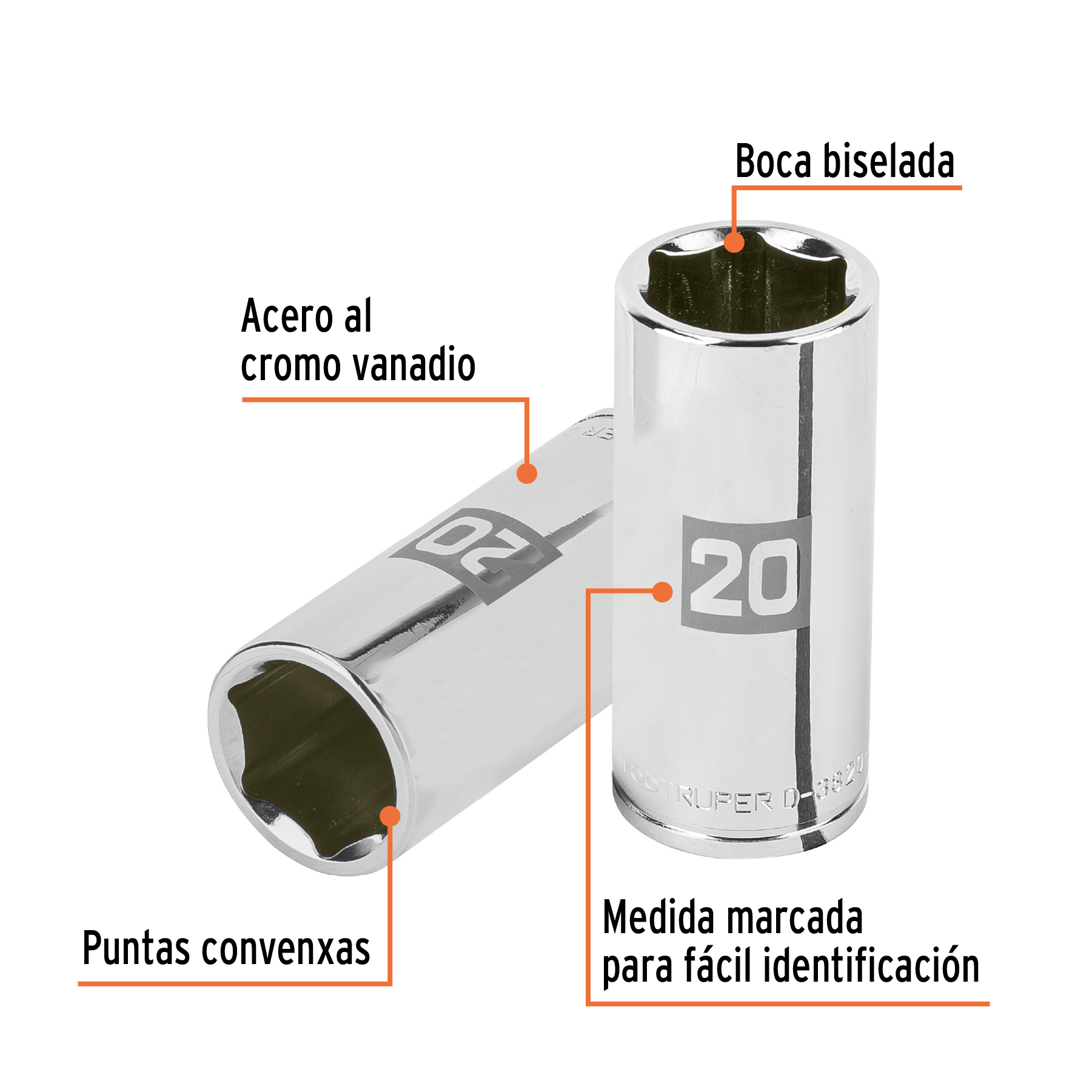 Copa larga 20mm 100995