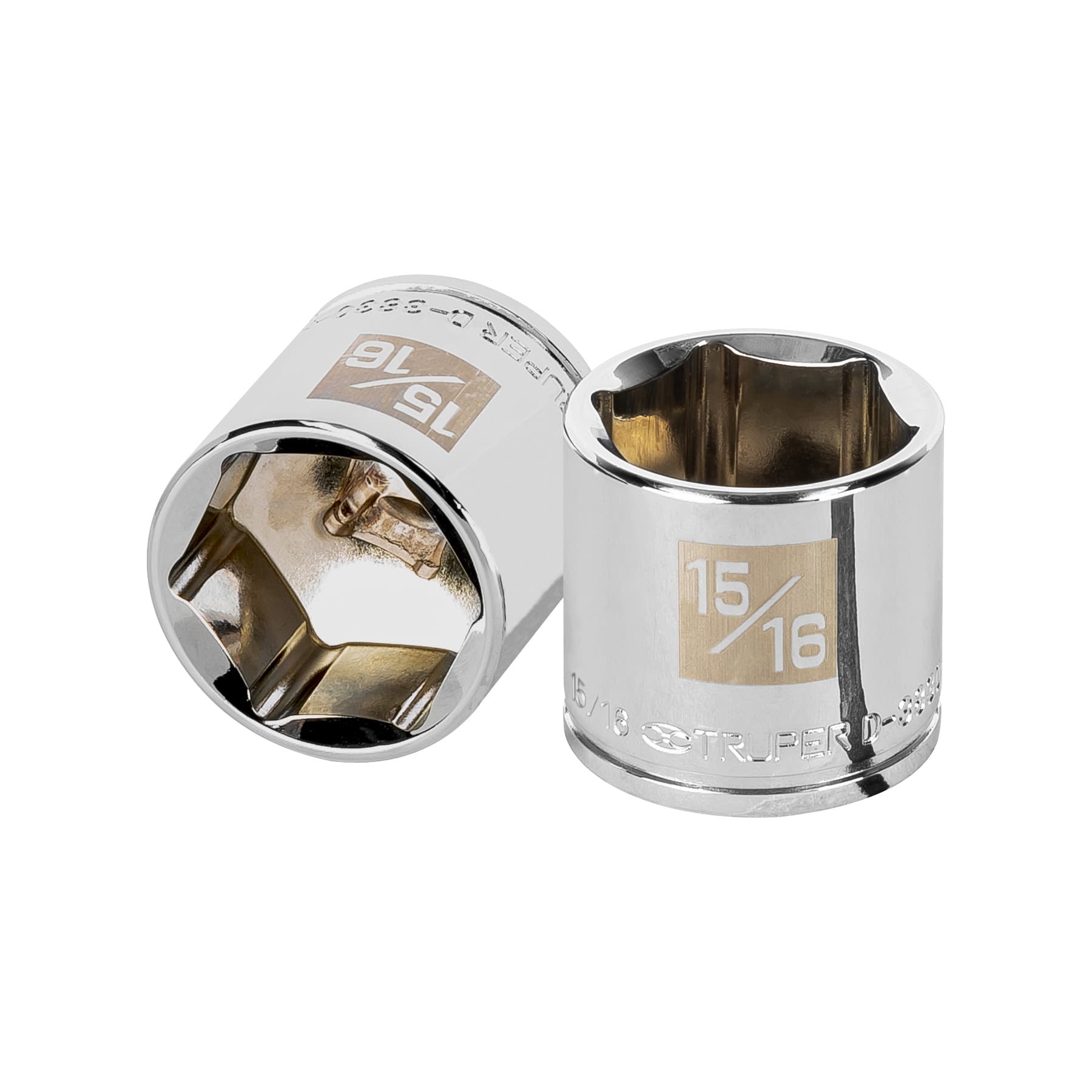 Dado de 15/16", 6 puntas, cuadro 3/8", Truper