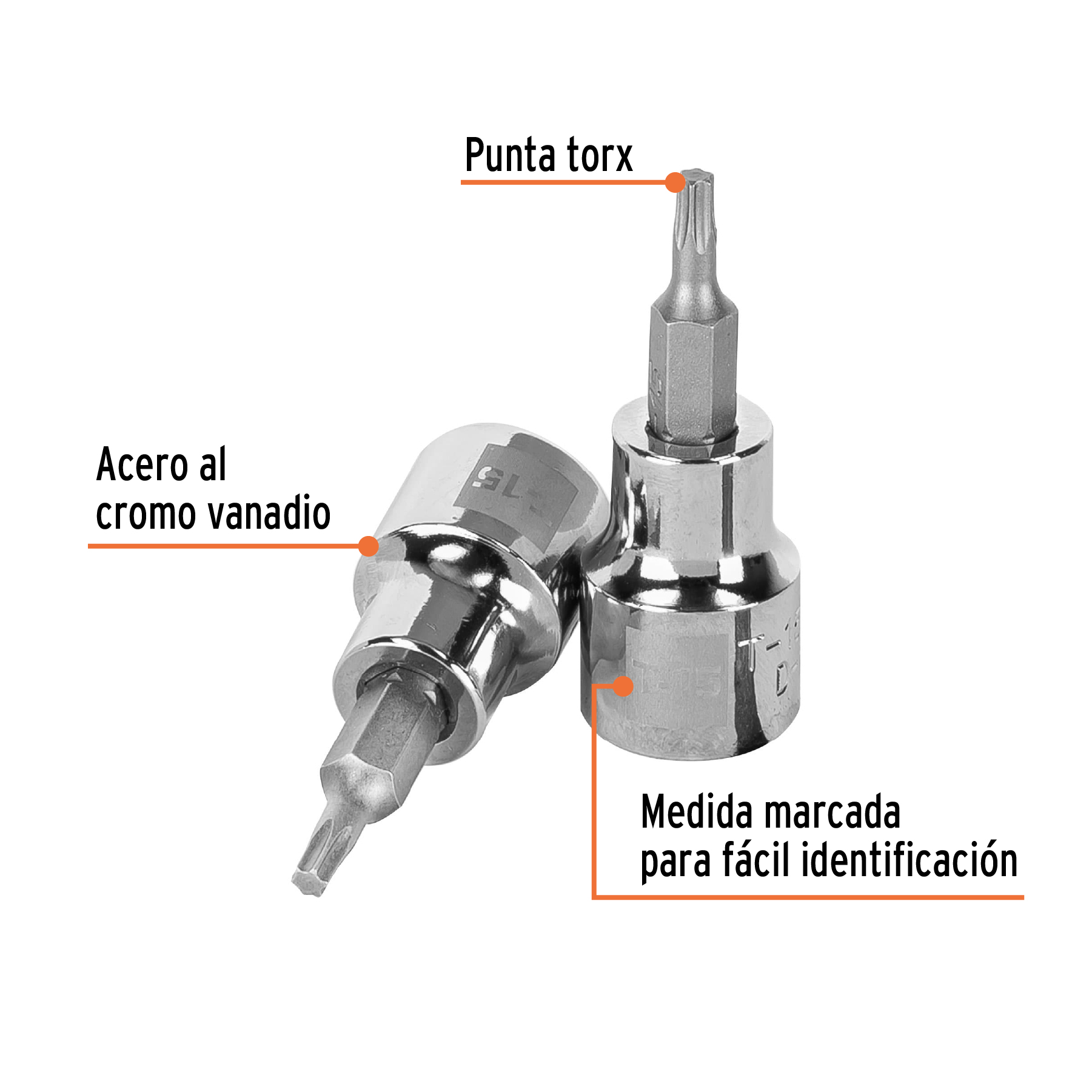 Copa punta torx T-15 13569