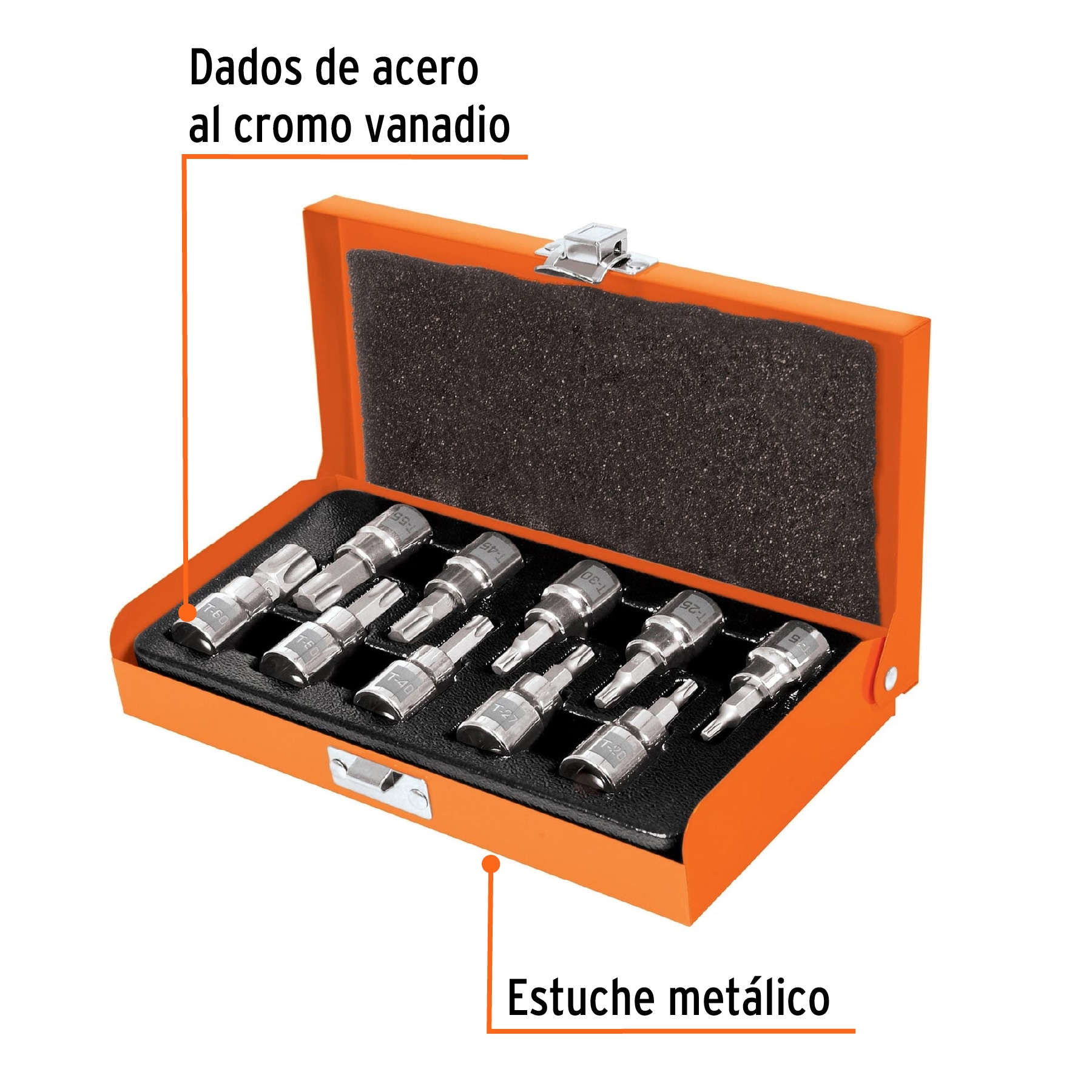 Juego de 10 dados cuadro 13976