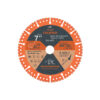 Disco de diamante de 7" x 2.8 mm, corte de metal, TRUPER