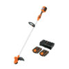 Guadaña inalámbrica 40V, 2 baterías 2Ah,1 carg.dual,PRO