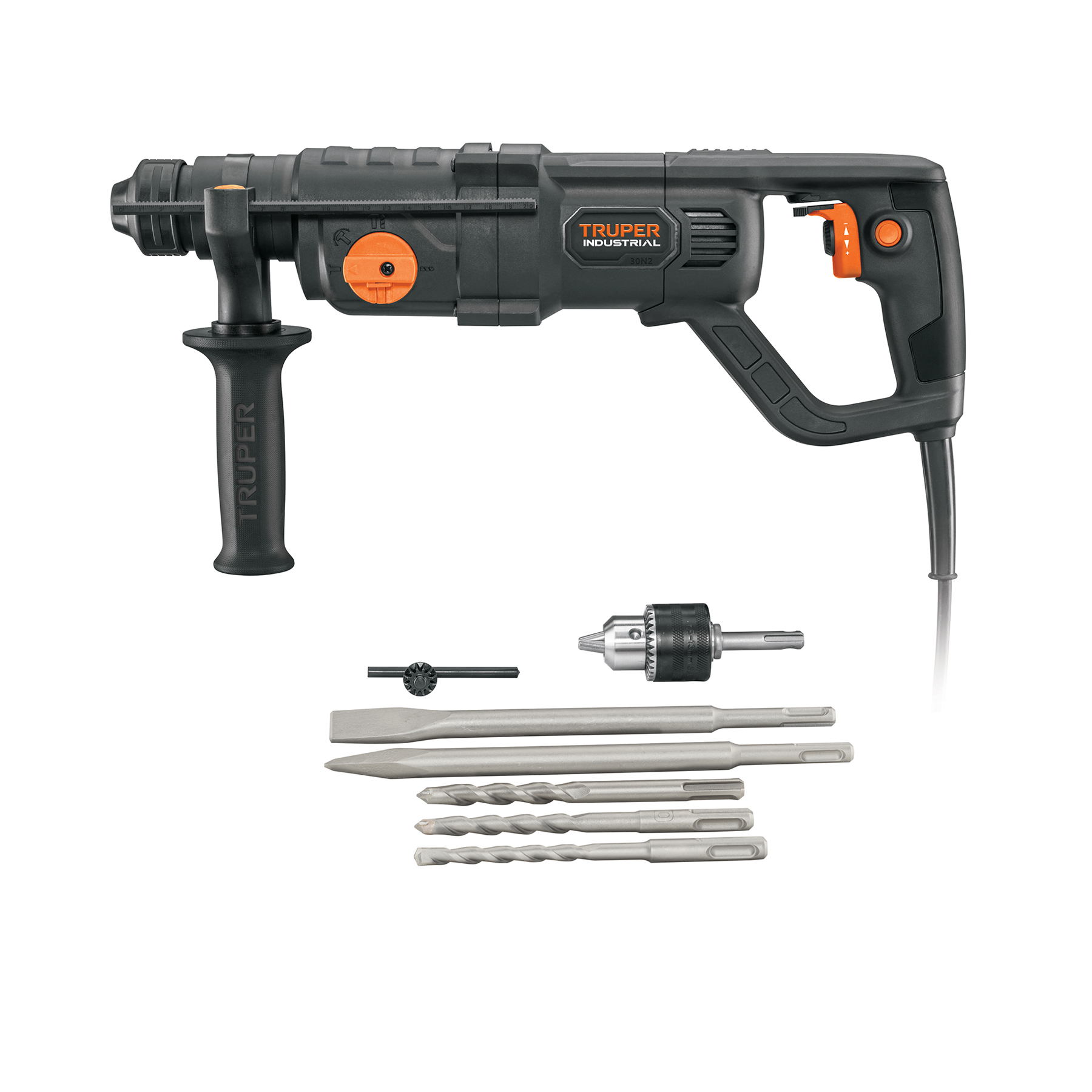 Rotomartillo SDS Plus, mango D, 3.5 Joules, 800W, INDUSTRIAL