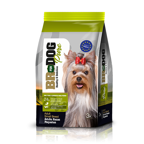 Alimento BR FOR Dog Pure Adulto Raza Pequeña X 3kg