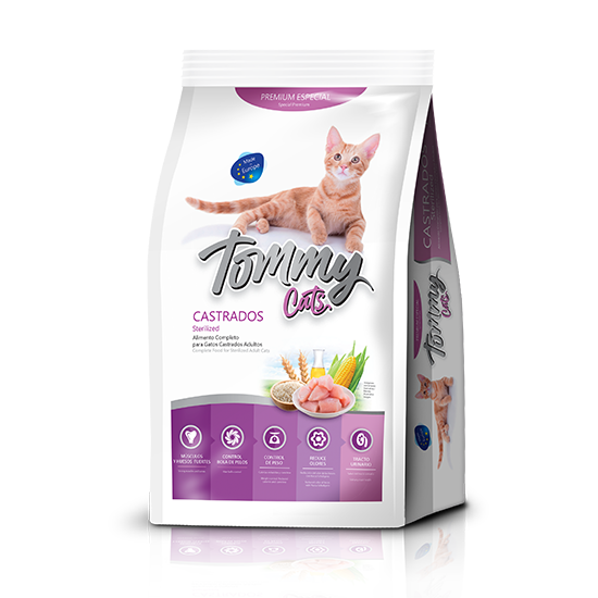 Alimento X 1Kg Tommy Cats Adultos Castrados