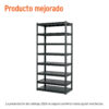 Estante metálico 8 repisas capacidad 80 Kg,180x45x85, TRUPER