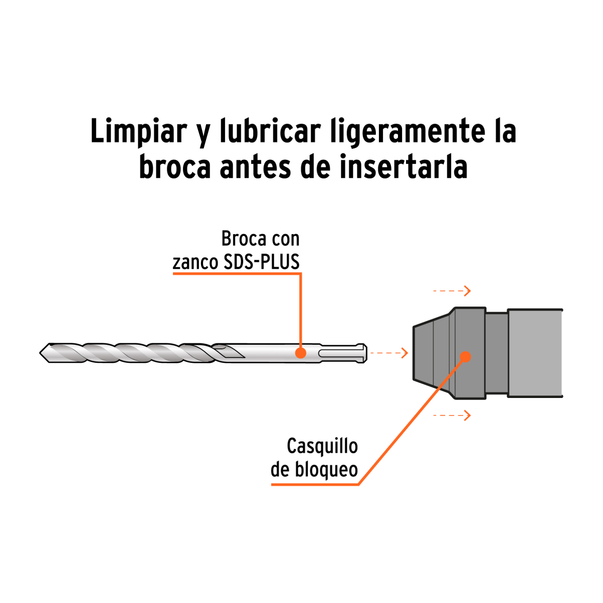Broca-para-Concreto-SDS-Plus-7-8-x-18-Truper-11260-11260-BS-7-8X18+D2 Broca-para-Concreto-SDS-Plus-7-8-x-18-Truper-11260-11260-BS-7-8X18+D2