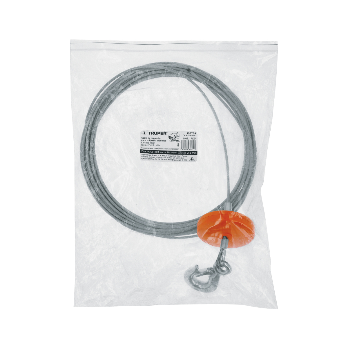 Cable-repuesto-polipasto-pole-400-truper-102784-CA-POLE-400+E1 Cable-repuesto-polipasto-pole-400-truper-102784-CA-POLE-400+E1