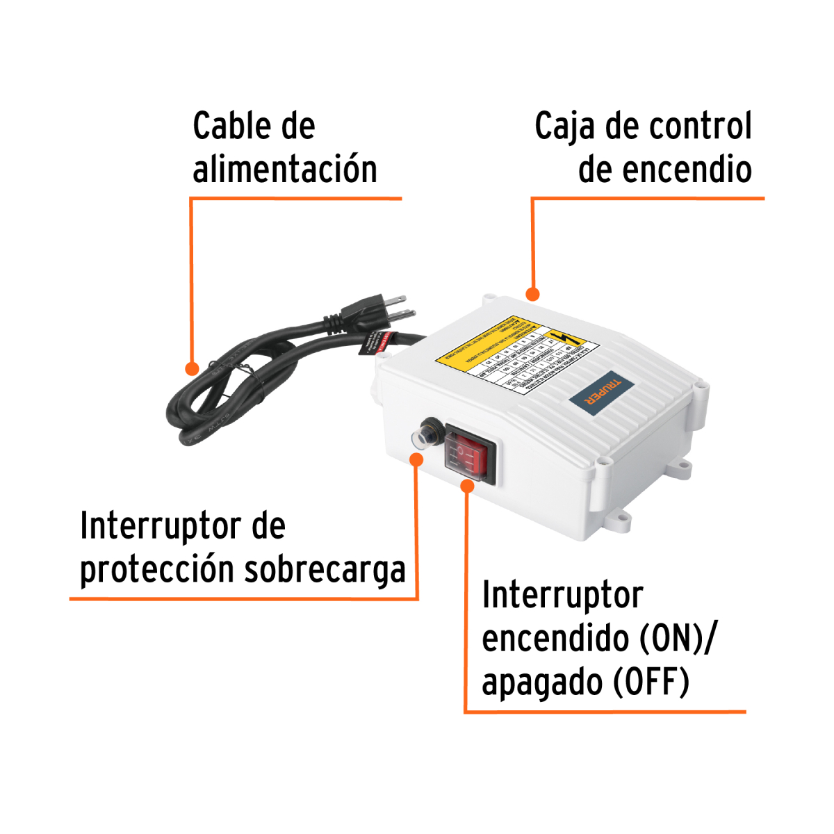Caja-Control-Bomba-Tipo-Bala-2HP-Truper-102710-CE-BOS-2LM+FC1 Caja-Control-Bomba-Tipo-Bala-2HP-Truper-102710-CE-BOS-2LM+FC1
