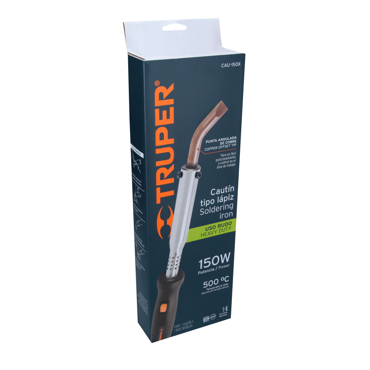 Cautin-Tipo-Lapiz-150W-Truper-16791-CAU-150X+E1 Cautin-Tipo-Lapiz-150W-Truper-16791-CAU-150X+E1