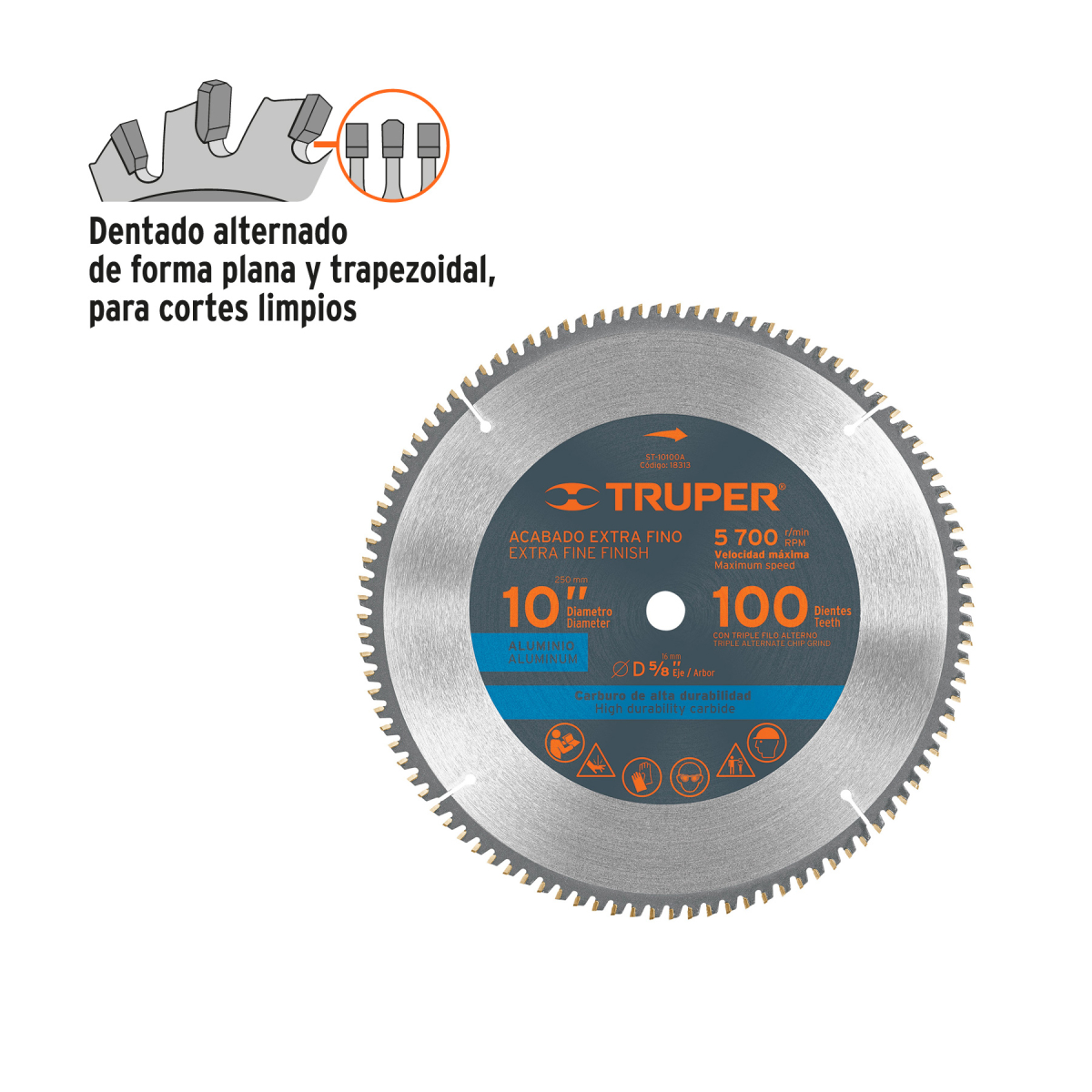 Disco-sierra-10-centro-5-8-100-dientes-TRUPER-18313-ST-10100A+D1 Disco-sierra-10-centro-5-8-100-dientes-TRUPER-18313-ST-10100A+D1
