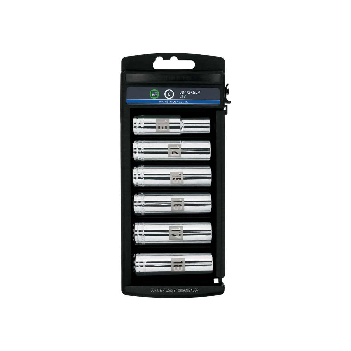 Juego-6-dados-largos-cuadro-1-2-Truper-14175-JD-1-2X6LM