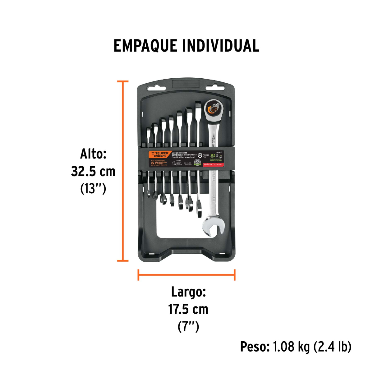 Juego-8-Llaves-Combinadas-Matraca-Expert-Truper-15817-JC-8XP+EIND1 Juego-8-Llaves-Combinadas-Matraca-Expert-Truper-15817-JC-8XP+EIND1