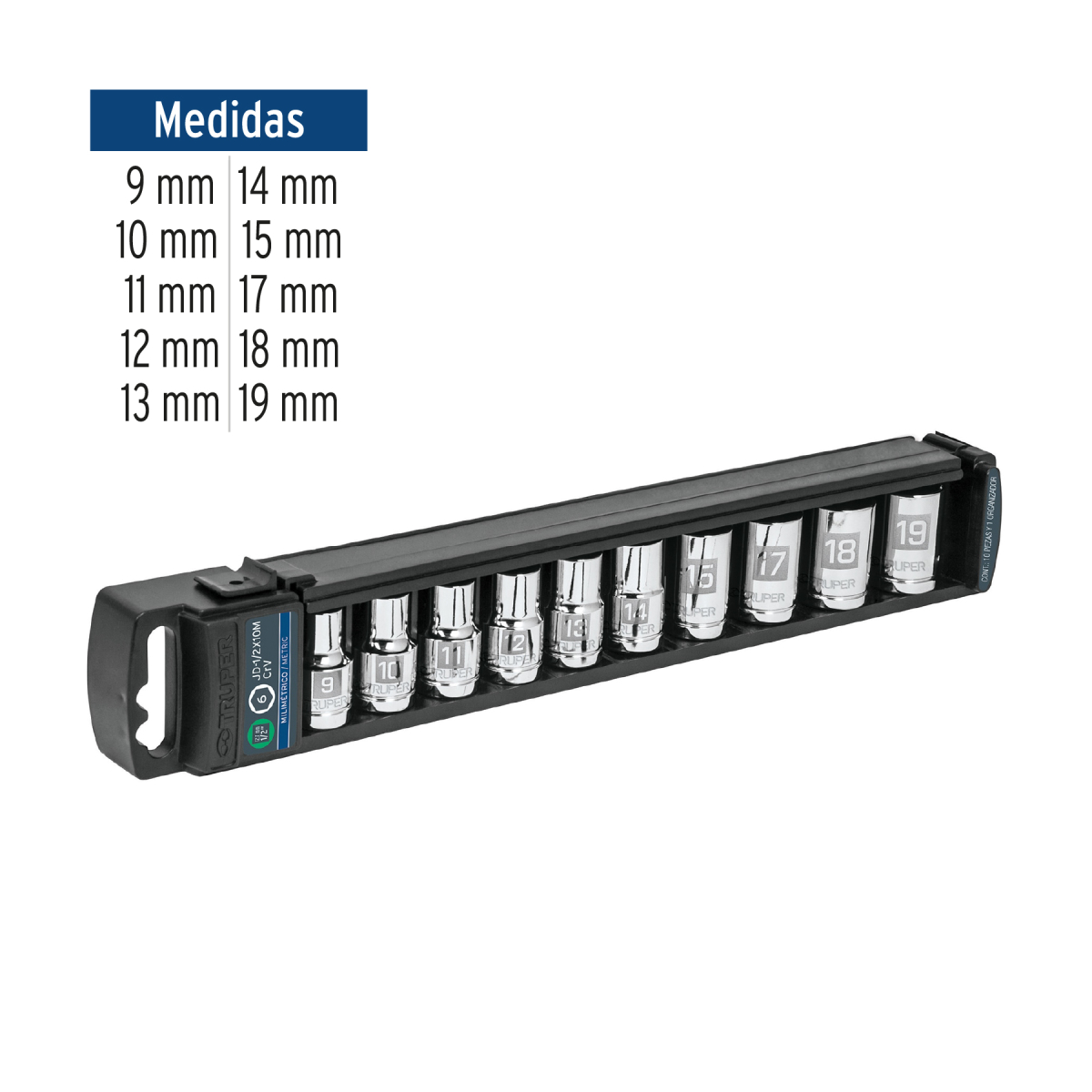 Juego-de-10-Dados-Cortos-1-2-Truper-14177-JD-1-2X10M+D1 Juego-de-10-Dados-Cortos-1-2-Truper-14177-JD-1-2X10M+D1