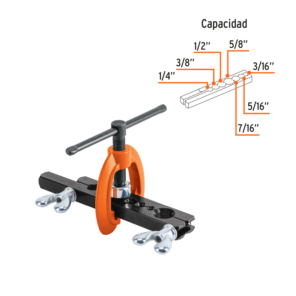 Juego-de-Avellanador-3-16-a-5-8-2-piezas-Truper-12868-JAV-7+FC2 Juego-de-Avellanador-3-16-a-5-8-2-piezas-Truper-12868-JAV-7+FC2