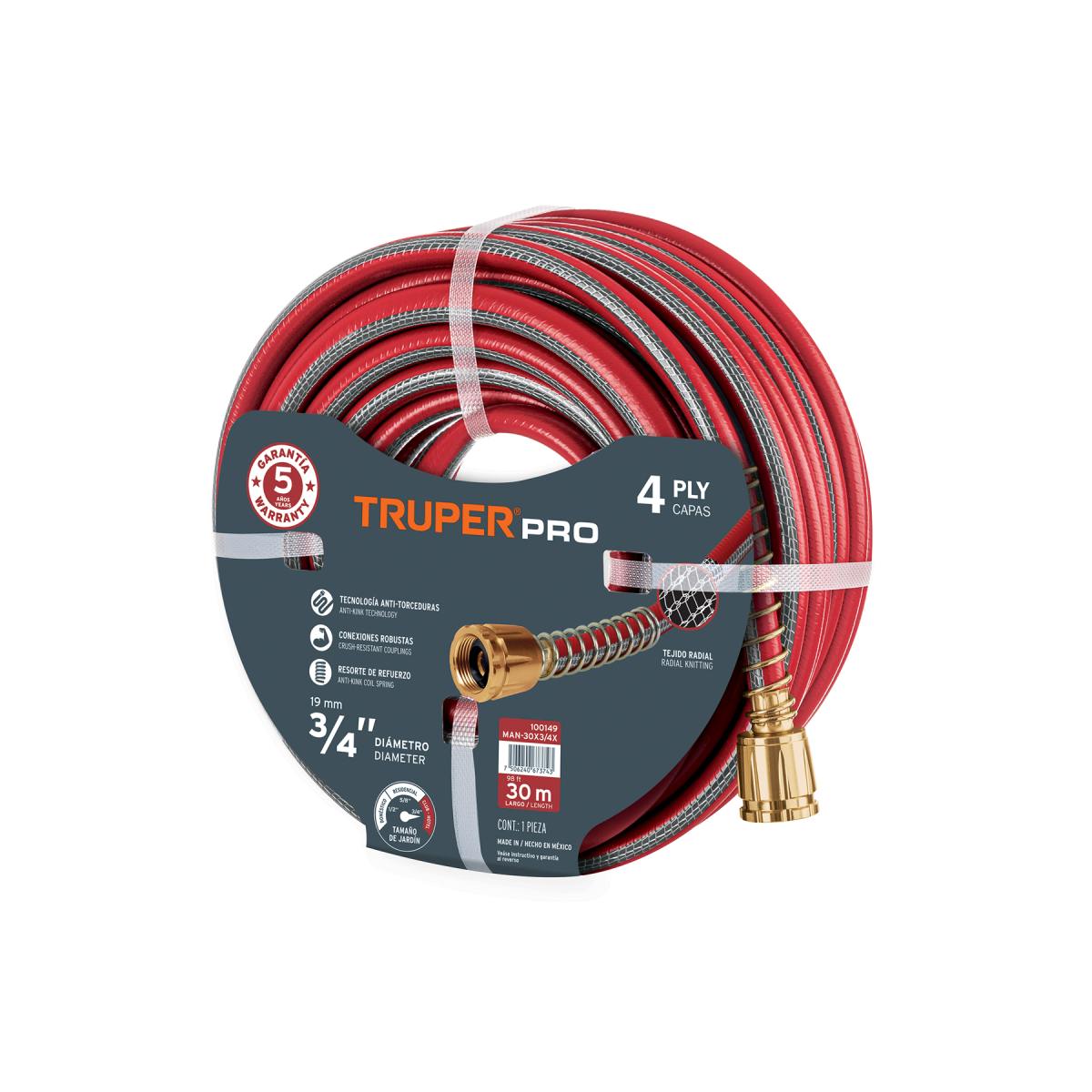 Manguera-Super-Reforzada-4-Capas-Conexiones-Metal-25m-Truper-19793-MAN-25X1-2X