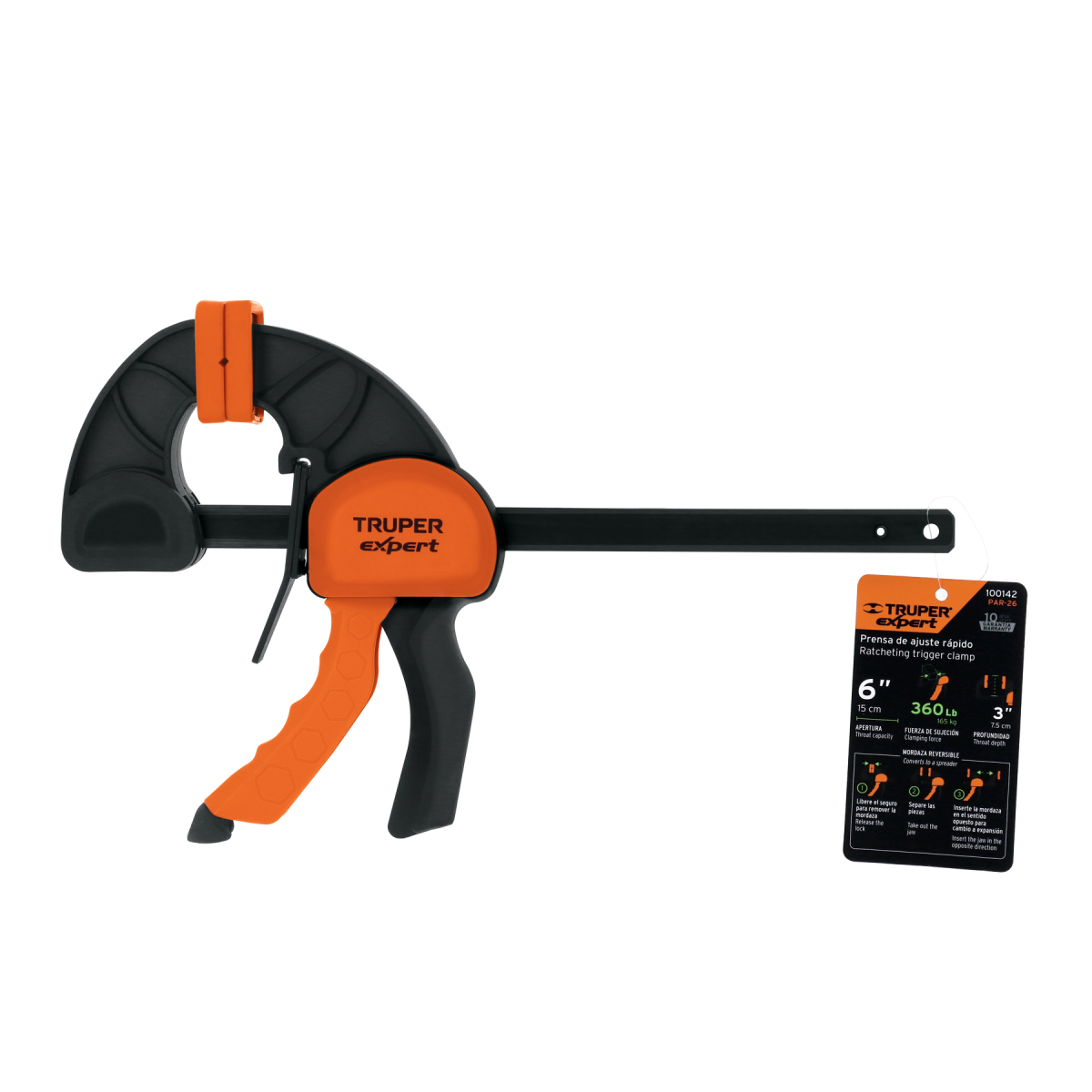 Prensa-Con-Ajuste-Rapido-Uso-Rudo-6-Truper-100142-PAR-26+E1 Prensa-Con-Ajuste-Rapido-Uso-Rudo-6-Truper-100142-PAR-26+E1