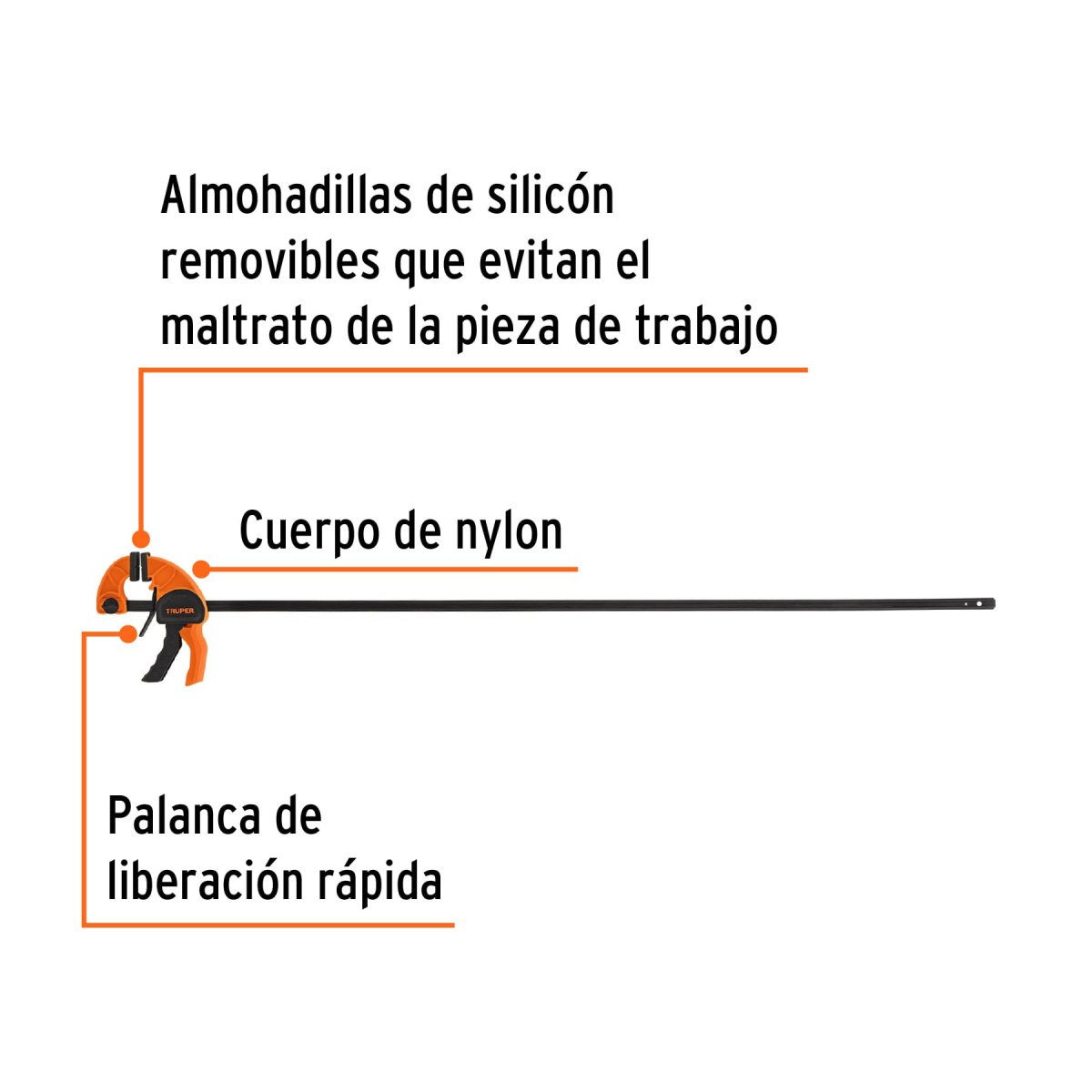 Prensa-con-ajuste-rapido-36-Truper-102628-PAR-136+FC1 Prensa-con-ajuste-rapido-36-Truper-102628-PAR-136+FC1
