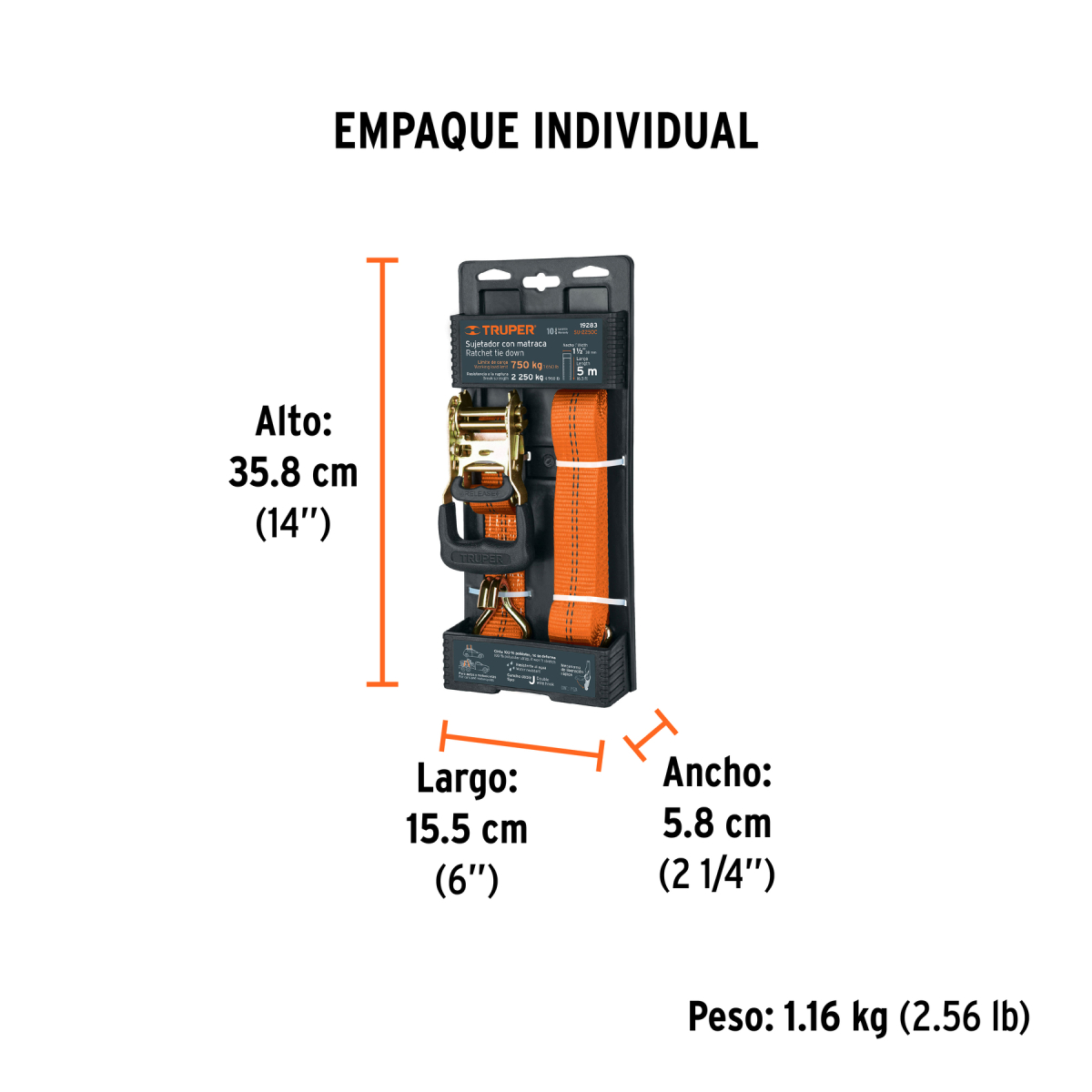 Sujetador-Con-Matraca-Carga-Maxima-2250-kg-Truper-19283-SU-2250C+EIND1 Sujetador-Con-Matraca-Carga-Maxima-2250-kg-Truper-19283-SU-2250C+EIND1